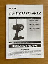 Instruções ACE RC COUGAR 2.4GHz 2CH SISTEMA DE RÁDIO CONTROLADOR TRANSMISSOR Tx RX comprar usado  Enviando para Brazil