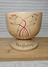 Handfasting wooden bowl for sale  ASHFORD