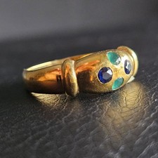 Bague sertie pierres d'occasion  Toulouse-