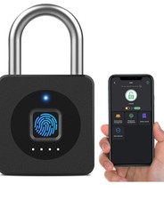 Fechadura de armário de academia com impressão digital, cadeado biométrico sem chave, eletrônico à prova de intempéries comprar usado  Enviando para Brazil