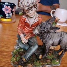 Capodimonte figurine boy for sale  POOLE