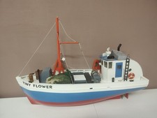 Barco de pesca feito à mão navio modelo flor minúscula barco comprar usado  Enviando para Brazil