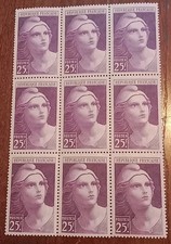 Timbres marianne gandon d'occasion  Santa-Maria-Siché