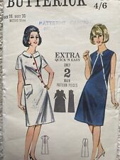 Vintage 1960 butterick for sale  SOUTHSEA