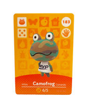 Tarjeta Amiibo Camofrog 183 Animal Crossing AUTÉNTICA Serie 2 Rana ACNH segunda mano  Embacar hacia Argentina