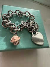 Tiffany charm bracelet for sale  NEWMARKET