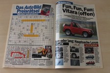 Auto Bild 17/1993 Suzuki Vitara JLX de Luxe mit 80PS im TEST auf einer Seite comprar usado  Enviando para Brazil