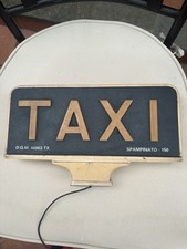 Insegna lampada taxi usato  Roma