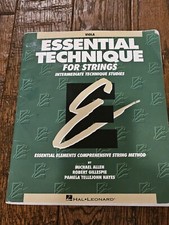 Técnica essencial para cordas viola intermediária original Hal Leonard 1997, usado comprar usado  Enviando para Brazil