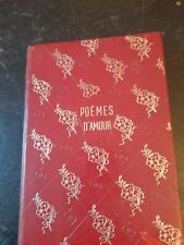 Poèmes amour d'occasion  Paris VIII