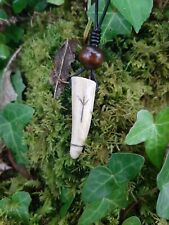 Carved antler rune for sale  PENRYN