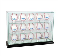 Usado, Vitrine de beisebol vertical 15 - Estojo de vidro para colecionador de beisebol proteção UV comprar usado  Enviando para Brazil