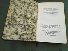 1972 masonic book for sale  NORTHAMPTON