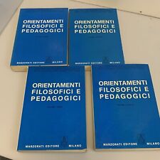Volumi orientamenti filosofici usato  Morro d'Oro