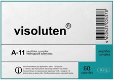 A-11 Visoluten Original Khavinson Natural Retina Peptide Bioregulator 60 cápsulas comprar usado  Enviando para Brazil