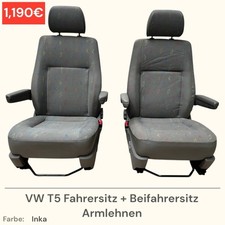 Transporter fahrersitz beifahr gebraucht kaufen  Küstrin-Kietz