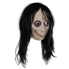Momo maske hexenmaske gebraucht kaufen  Nürnberg