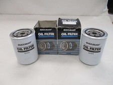PAR DE (2) FILTRO DE ÓLEO DE MOTOR MERCURY QUICKSILVER BRANCO 60565 BARCO MARINHO comprar usado  Enviando para Brazil