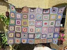 Vintage granny blanket for sale  BISHOPS CASTLE
