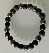 Armband schwarz halbedelsteine gebraucht kaufen  Regensburg