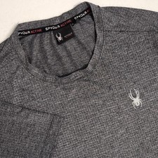 Usado, Camiseta Spyder Pro Web Active Masculina Sm Poliéster Elastano Logotipo Viúva Negra comprar usado  Enviando para Brazil