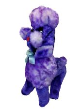 Superior Toy co Poodle Brinquedo Colecionável Roxo Cachorro Filhote 15" Olho Perto comprar usado  Enviando para Brazil