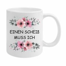 Spruchtasse einen scheiss gebraucht kaufen  Gröbzig