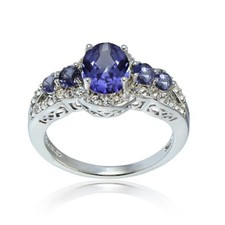 Simulated tanzanite cubic for sale  Brooklyn