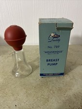 Bomba antiga de vidro e borracha para leite materno com caixa original comprar usado  Enviando para Brazil