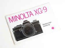 Minolta bedienungsanleitung an gebraucht kaufen  Frankfurt am Main