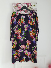 Burgundy floral silk for sale  READING