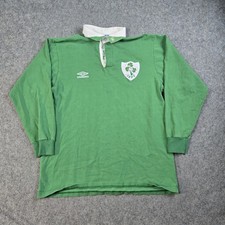 Camisa polo masculina vintage Umbro Irlanda rugby verde grande 92-93 IRFU ANOS 90 comprar usado  Enviando para Brazil