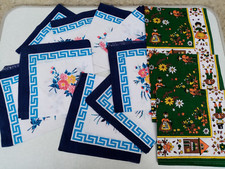 Serviettes table vintage d'occasion  Châlette-sur-Loing