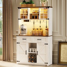 Farmhosue bar cabinet for sale  Walnut
