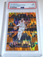 2023 Panini Select Victor Wembanyama #87 ORANGE FLASH Holo Concourse RC - PSA 9 comprar usado  Enviando para Brazil