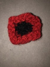 Poppy badge handmade for sale  HUDDERSFIELD