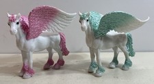 Usado, Lote de bonecos Mythical Animal Pegasus cavalo voador conto de fadas verde rosa roxo comprar usado  Enviando para Brazil