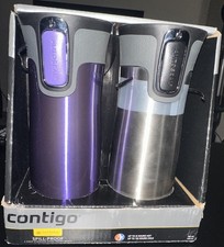 Canecas isoladas a vácuo Contigo Autoseal WestLoop 16 oz videira/aço inoxidável 2 peças comprar usado  Enviando para Brazil