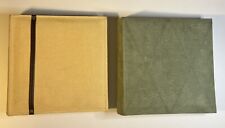 Álbuns de fotos vintage, verde e amarelo, caderno de recortes camurça sintética comprar usado  Enviando para Brazil