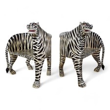 Pair indian wooden for sale  HEREFORD