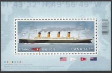 TITANIC = Navio, Forro = Evento Trágico = Folha de Lembrança Canadá 2012 #2535 MNH comprar usado  Enviando para Brazil