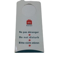 Cabide de placa vintage Ibis Hotel não perturbe maçaneta de porta 24641 Alemanha comprar usado  Enviando para Brazil