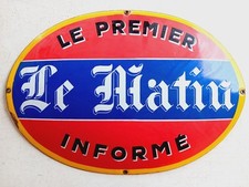 Ancienne plaque émaillée d'occasion  France