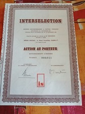 Lot actions interselection d'occasion  Valbonne