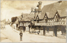 Usado, CARTÃO POSTAL FOTO REAL POTTERNE WILTSHIRE ANTIGA CASA DE RUA comprar usado  Enviando para Brazil