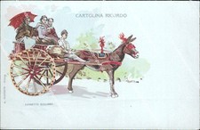 Cn324 cartolina ricordo usato  Tramonti