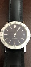 Relógio BVLGARI AUTOMÁTICO, mostrador preto, data, modelo BB33SL aço inoxidável comprar usado  Enviando para Brazil