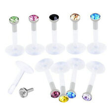 Crystal bioflex labret for sale  CHELTENHAM