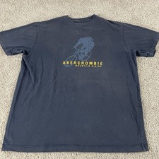Camiseta masculina vintage Abercrombie & Fitch GG anos 90 Y2K mountain bike T746 comprar usado  Enviando para Brazil