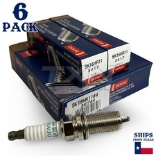 Pacote com 6 velas de ignição Denso 3417 irídio longa vida útil SK16HR11 comprar usado  Enviando para Brazil